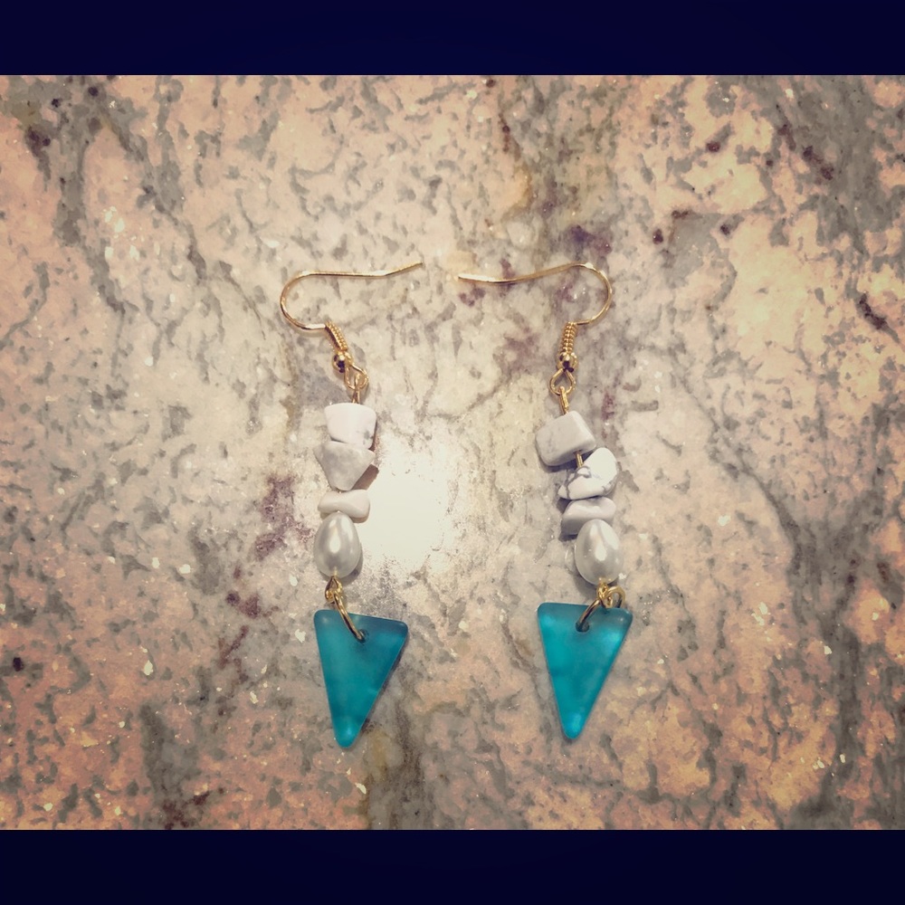 Sea glass and gemstone jewelry.